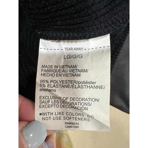 Under Armour 1/4 Zip Sweater Ladies Large Black Grey Pullover - Picture 6 of 6